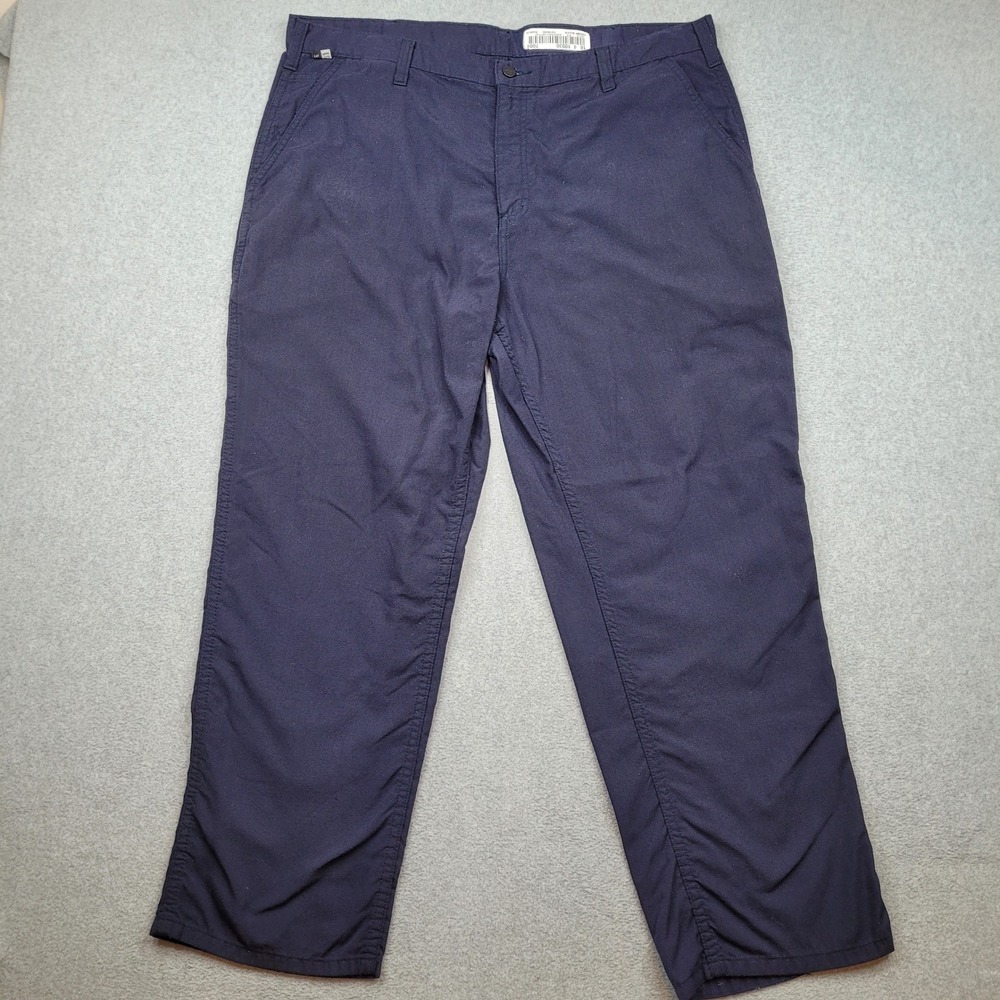 Carhartt FR Work Pants Mens 42x30 Navy Blue Glenguard 6.4 Arc Flash